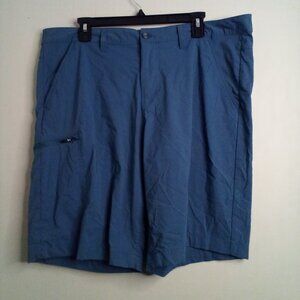 Weatherproof Shorts Men 38 Cargo Nylon Blue Gray